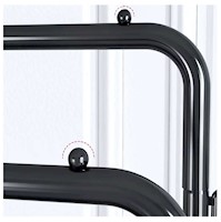 Colgador Perchero Organizador de Ropa con Doble Barra 175x120x46cm
