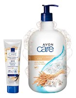 Kit X2 Avon Care Avena Jabon Liquido Y Crema Manos