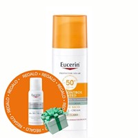 Eucerin Protector Solar Facial Sun Oil Control Tinted SPF50 - Anti Brillo - Tono