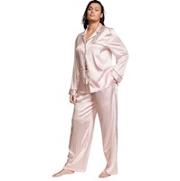 Pijama Larga Victoria Secret Long Satin