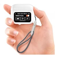 AUDÍFONOS BLUETOOTH A9 PRO CON PANTALLA CON ANC/ENC BLANCO