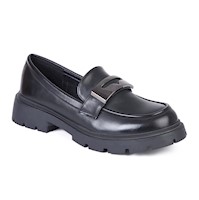 MOCASIN MUJER STHEF NEGRO 7898