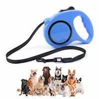 Correa Retráctil Automática para Mascotas Perros y Gatos 5 metros