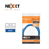 Cable Patch Cord Nexxt AB360NXT13 UTP Cat 5e 2.1 mts Azul