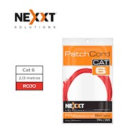 Cable Patch Cord Nexxt UTP Cat6 AB361NXT14 2.1 mts MachoMacho Rojo