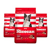 Comida para Perro Adulto Ricocan Original Bolsa 1kg 3un