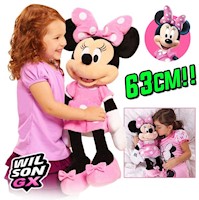 Peluche Minnie Mouse Grande 63cm - Juguete Disney Mickey Minny
