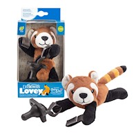 Lovey Sujetador de Chupones - Panda Rojo