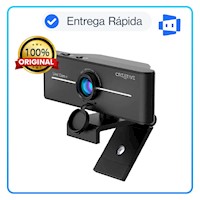 Cámara Web Creative Live Cam Sync 4K UHD 2160P Dual Mic Black