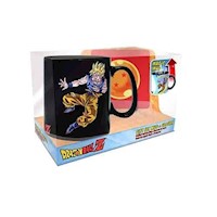 TAZA DE DRAGON BALL Z GOKU VS BUU MUG AND COASTER GIFTSET