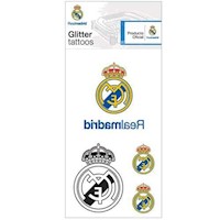 TATUAJE - REAL MADRID SINGLE SHEET GLITTER TATTOO