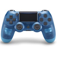 Mando PS4 Azul Transparente Alta Calidad Compatible Clear Blue