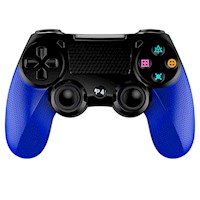 Mando para PS4 Diseño Azul con Negro