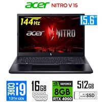 Laptop Acer Nitro V15 Anv15 Core I9-13900h 8gb Rtx4060 16gb Ram 512gb Ssd 15.6 Fhd 144hz