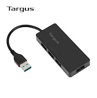 HUB TARGUS USB 3.0 ACH155 DE 4 Puertos Negro