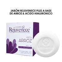 Jabón Rejuvenece Plus a base de Arroz & Acido Hialuronico