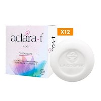 12 Jabón Con Glutathione Aclara - T