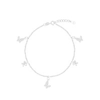 Tobillera Butterfly Plata 925
