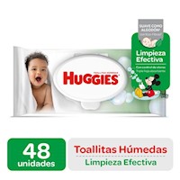 Toallitas Húmedas Huggies Active Fresh - Bolsa 48 UN