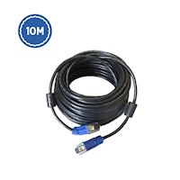 Cable Vga A Vga 10mts 15 Pines C/ Doble Filtro Macho A Macho