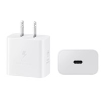 Cargador Samsung 25W Carga Rápida A22/ A31/ A33/A34 Solo Adaptador - Blanco