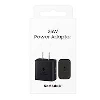 Cargador Samsung 25W Carga Rápida A13 / A12 / A14 Solo Adaptador - Negro