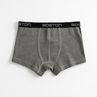Boxer Corto Boston Kids Plomo Oscuro