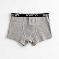 Boxer Corto Boston Kids Plomo Claro
