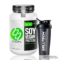 Proteína Adn Soy Vegan Protein 1.5kg Chocolate + Shaker