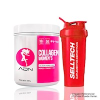 Colágeno Adn Collagen Women 500gr Fruit Punch + Shaker