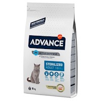 Comida para Gatos Adultos Advance Esterilizados de Pavo 10kg