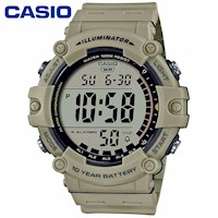 Reloj Casio AE-1500WH-5AV Digital para Hombre Correa de Resina Beige Militar