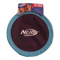 Frisbee o Flyer Para Perro Nerf de Tela - Celeste