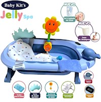 Tina Bañera Plegable JELLY SPA Con Termómetro Blue 2024