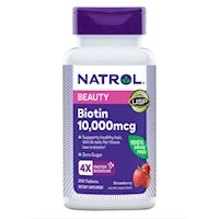 Tabletas de disolución rápida Biotin Natrol 10 000 mcg - 250 tab