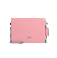 Cartera Crossbody de Cuero Coach Slim - Rosa