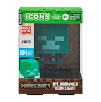 Lampara Minecraft 10 cm - Drowned Zombie