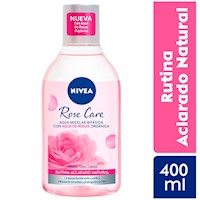 Nivea Agua Micelar Bifásica Rose Care 400 Ml