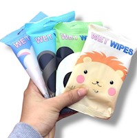 Pañitos húmedos de cartera pack x4