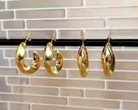 Aretes Xuping  gold diseño Melodia