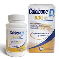 Calcibone 1500Mg-800 U.I - Caja 30 UN