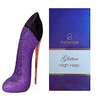 Perfume Mujer Taco Alto Escarchado Glitter