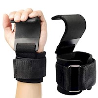 STRAPS PARA LEVANTAMIENTO DE PESAS CON SOPORTE POWERLIFTING GIMNASIO