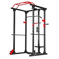 Jaula de potencia para entrenamiento estación multifuncional Gym Black Pro