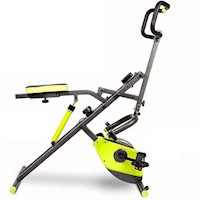 Total fitness Crunch con bicicleta Multifuncional Entrenador abdominal