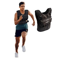 Chaleco lastrado de 10kg peso regulable Chaleco de entrenamiento Insane Workout