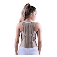 Faja Ortopédica Dorso Lumbar Corrector de Postura con Varillas Médicas