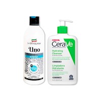 Uno + Cerave Crema Limpiadora Hidratante Hydrating Cleanser 473ml