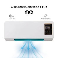 AIRE ACONDICIONADO Y CALEFACCION  2 EN 1 Y CONTROL REMOTO PARA PARED