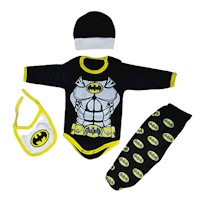 Ajuar de Bebe Conjunto para recien nacidos batman talla 0